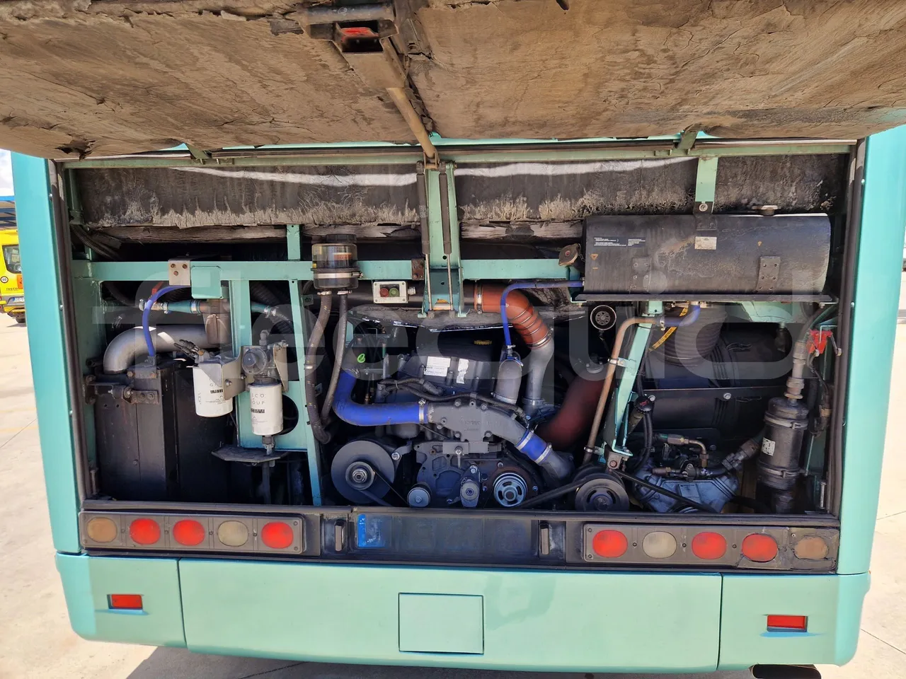 Iveco Evadys SFR130 -EUR5-279kW -11.995m - rear hatch open (mandatory  for bus to scrap)