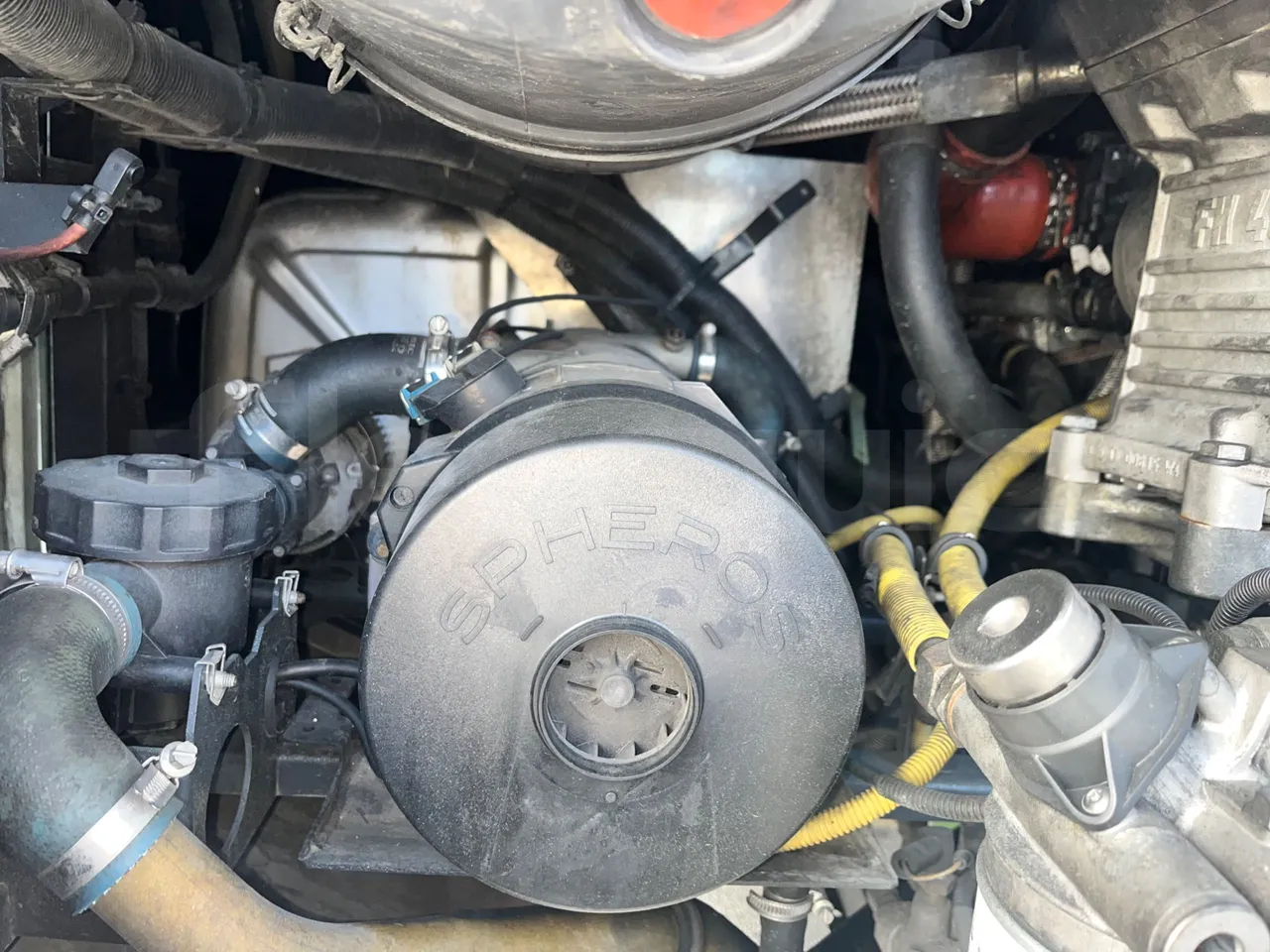 Iveco Magelys SFR2XX - Euro6 - 12,83m - 294kw - engine plate photo