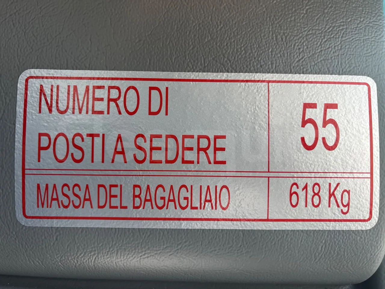 Volvo Barbi Genesis B12B - EUR4 - 309kW - 12.230m - seat plate photo