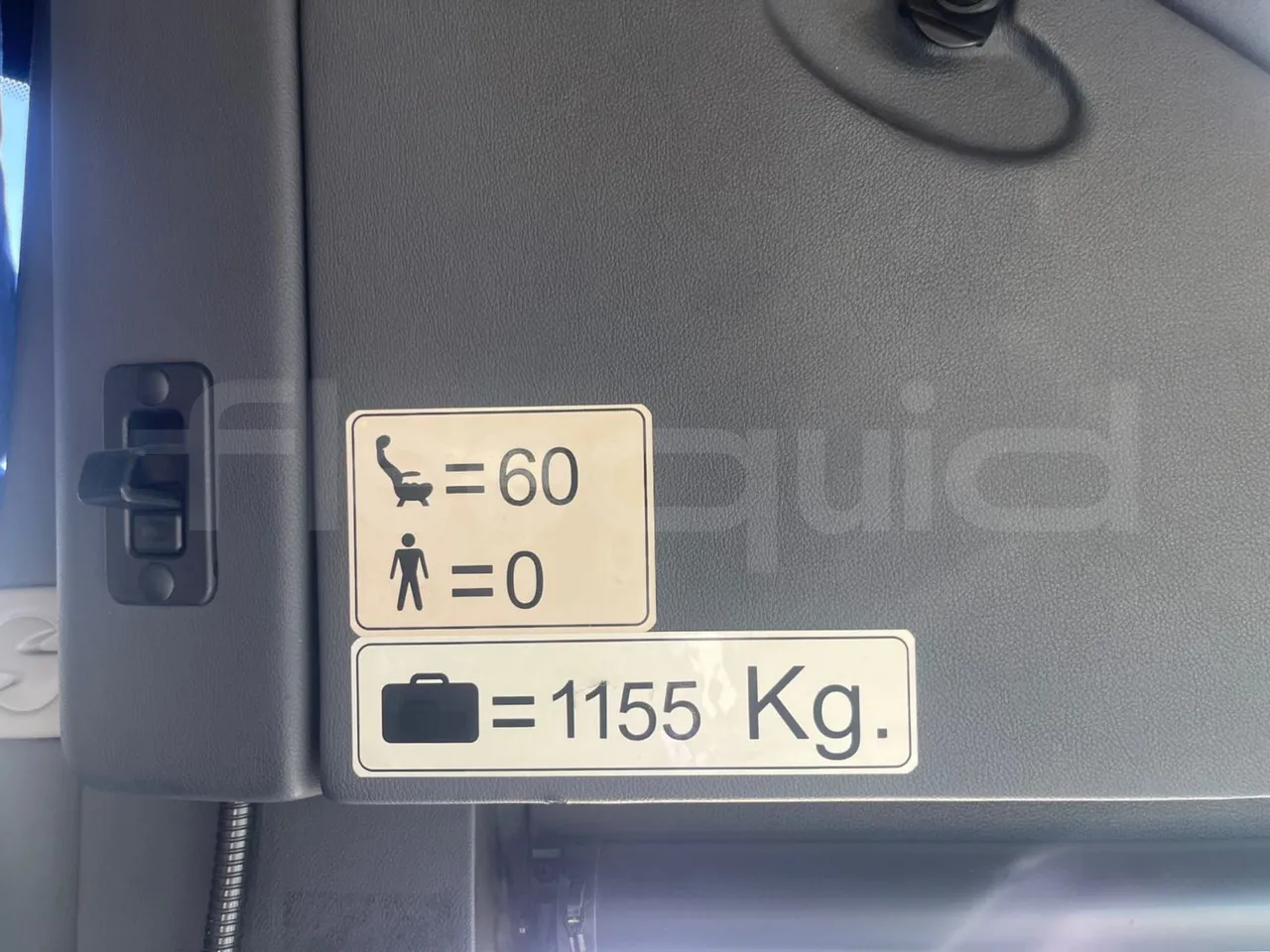 Volvo B12B 6X2 - EUR4 - 338kW -14.995m - seat plate photo