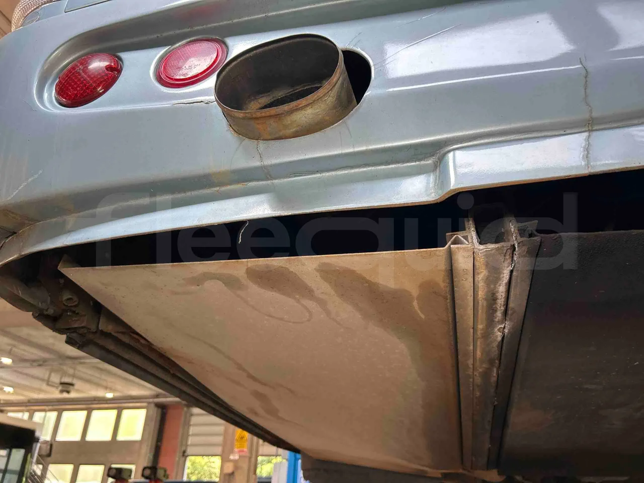 Irizar Scania - exhaust photo