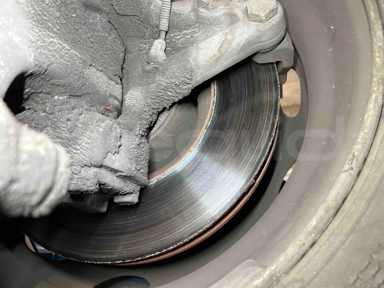Irizar Scania - front discs left