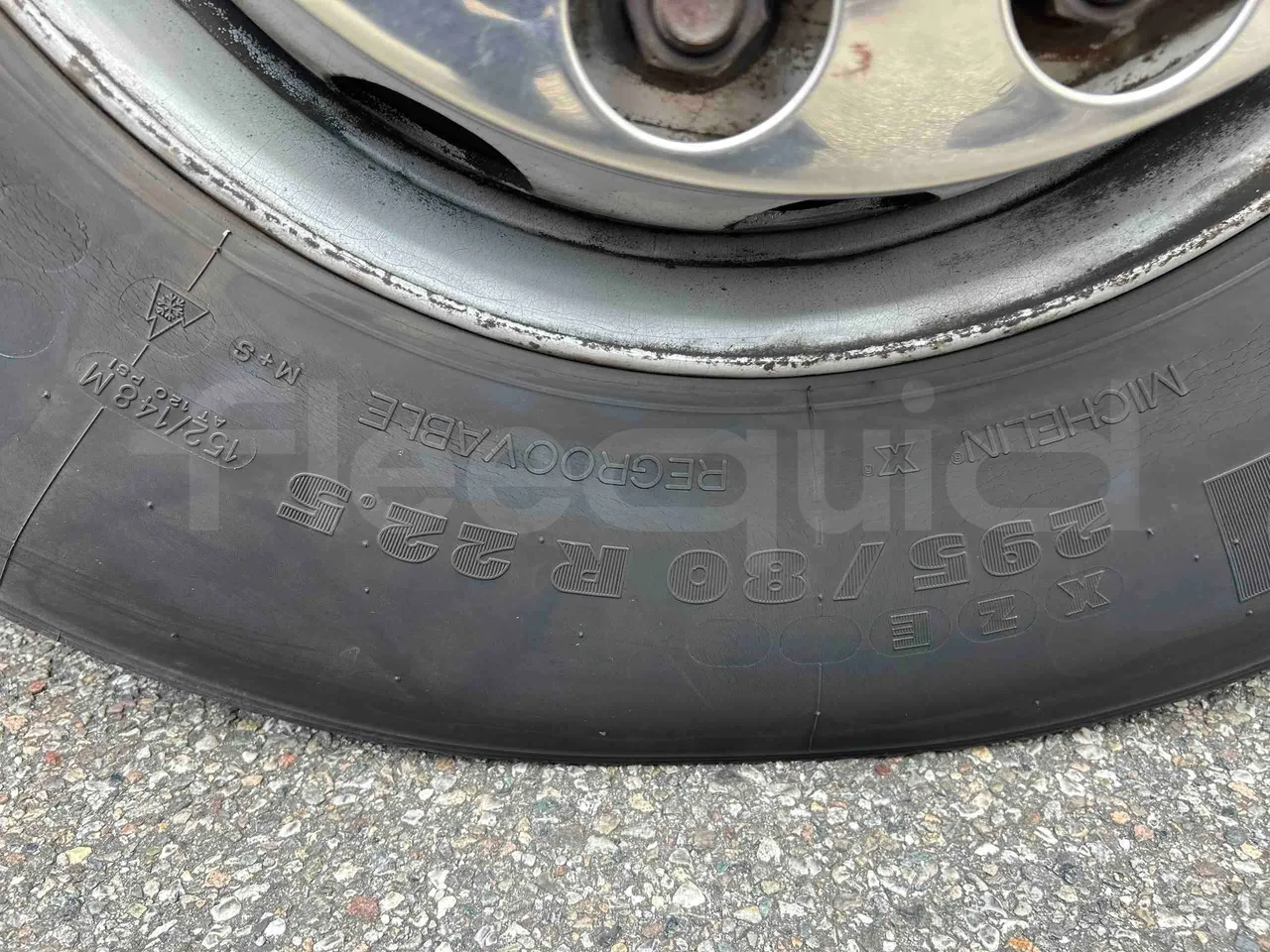 Irizar Scania - front left tire measurements