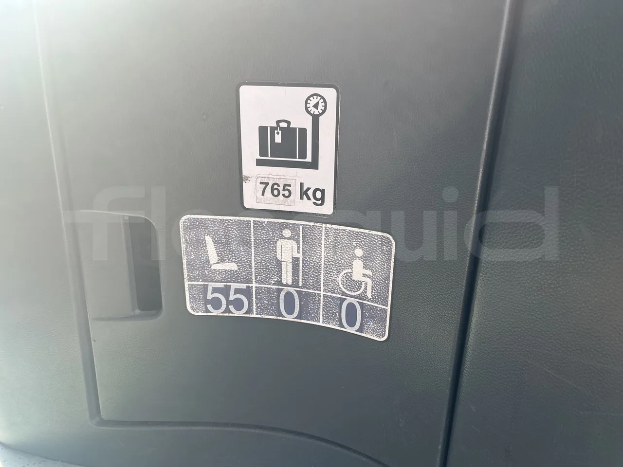 Setra S415 - Seats Plate