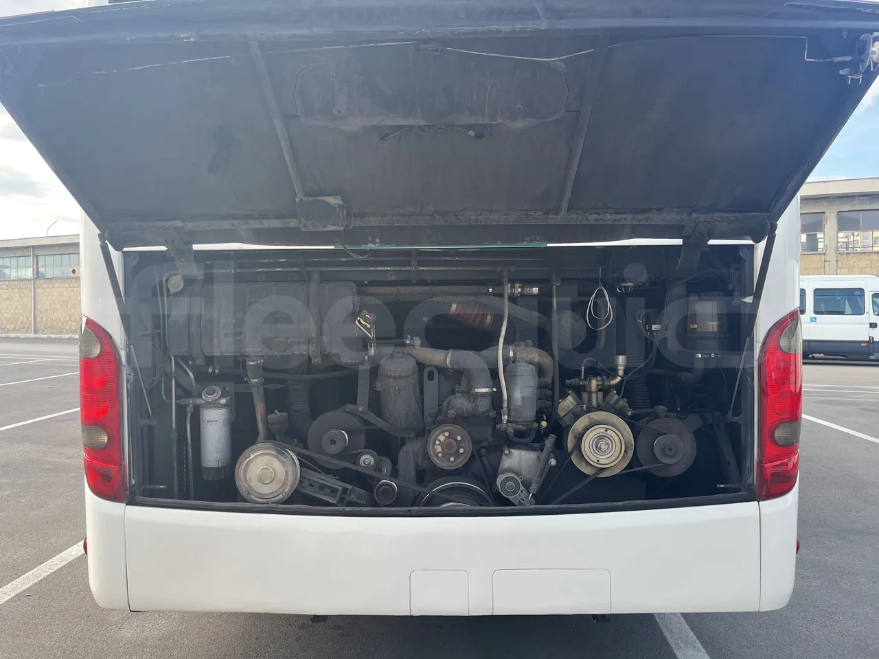 Setra S415 - Rear Hatch Open
