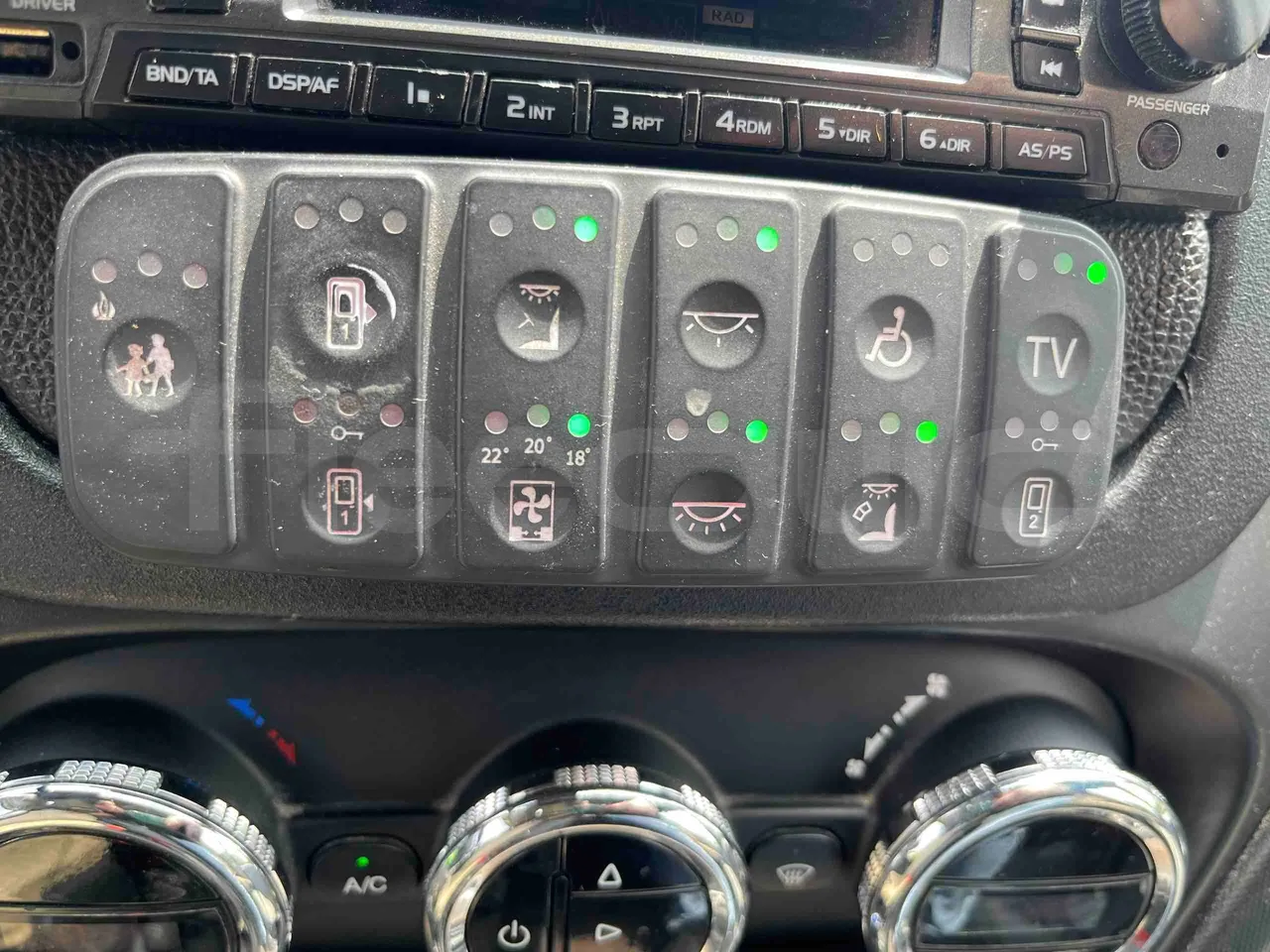 Iveco Ferqui SunsetX - EUR6 - 125kW - 7.808m - command unit indicators