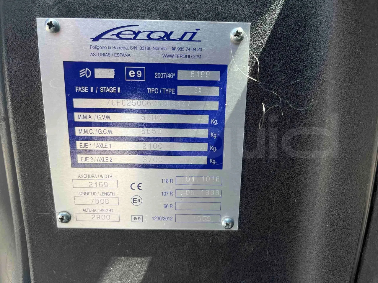 Iveco Ferqui SunsetX - EUR6 - 125kW - 7.808m - onboard devices 3