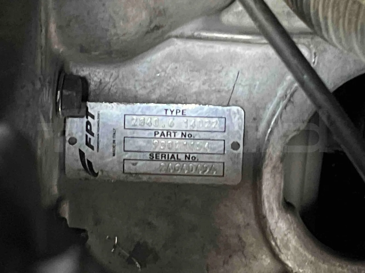 Iveco Ferqui SunsetX - EUR6 - 125kW - 7.808m - gearbox plate photo