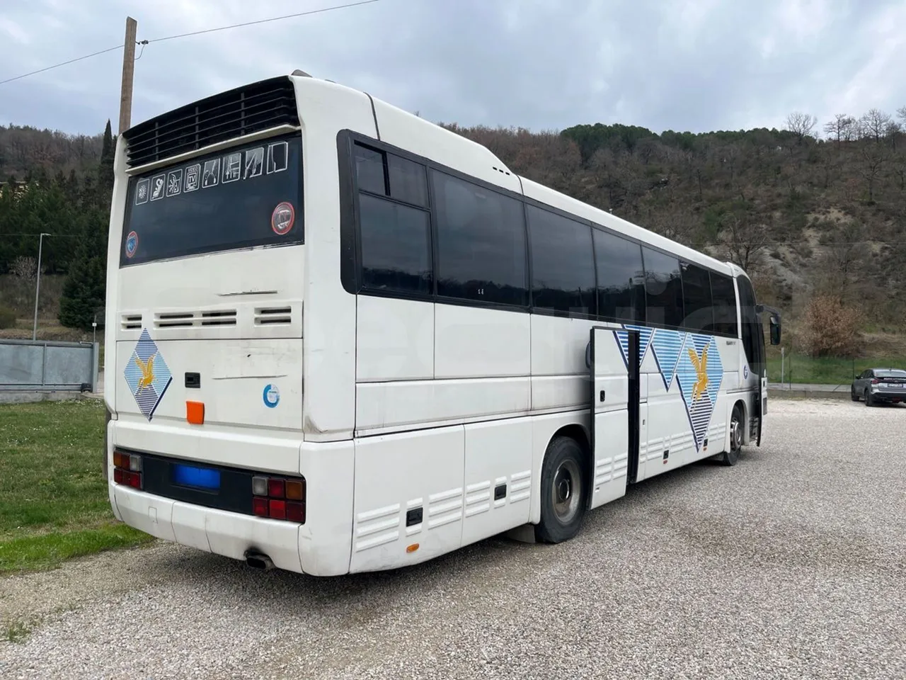 Iveco Fiat 380E 1238 HD TR55 - Euro 2 - 276 KW - 12 mt - 3/4 right rear doors open