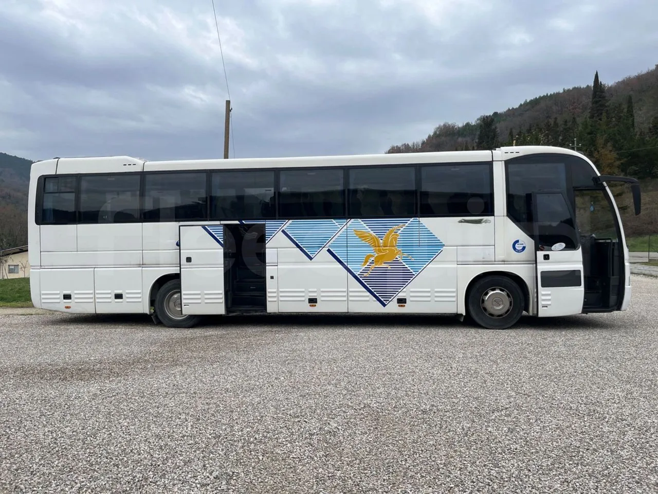 Iveco Fiat 380E 1238 HD TR55 - Euro 2 - 276 KW - 12 mt - right side doors open