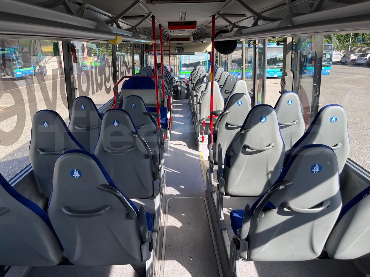 Mercedes-Benz Integro E5 4 - EUR5 - 220kW - 12.14m - forward view all seats last row height
