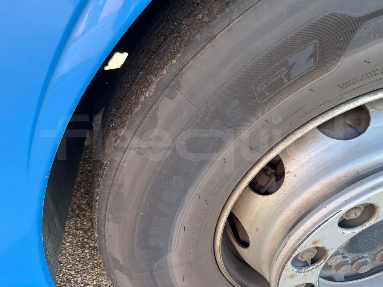 Mercedes-Benz Integro E5 4 - EUR5 - 220kW - 12.14m - front left tire measurements