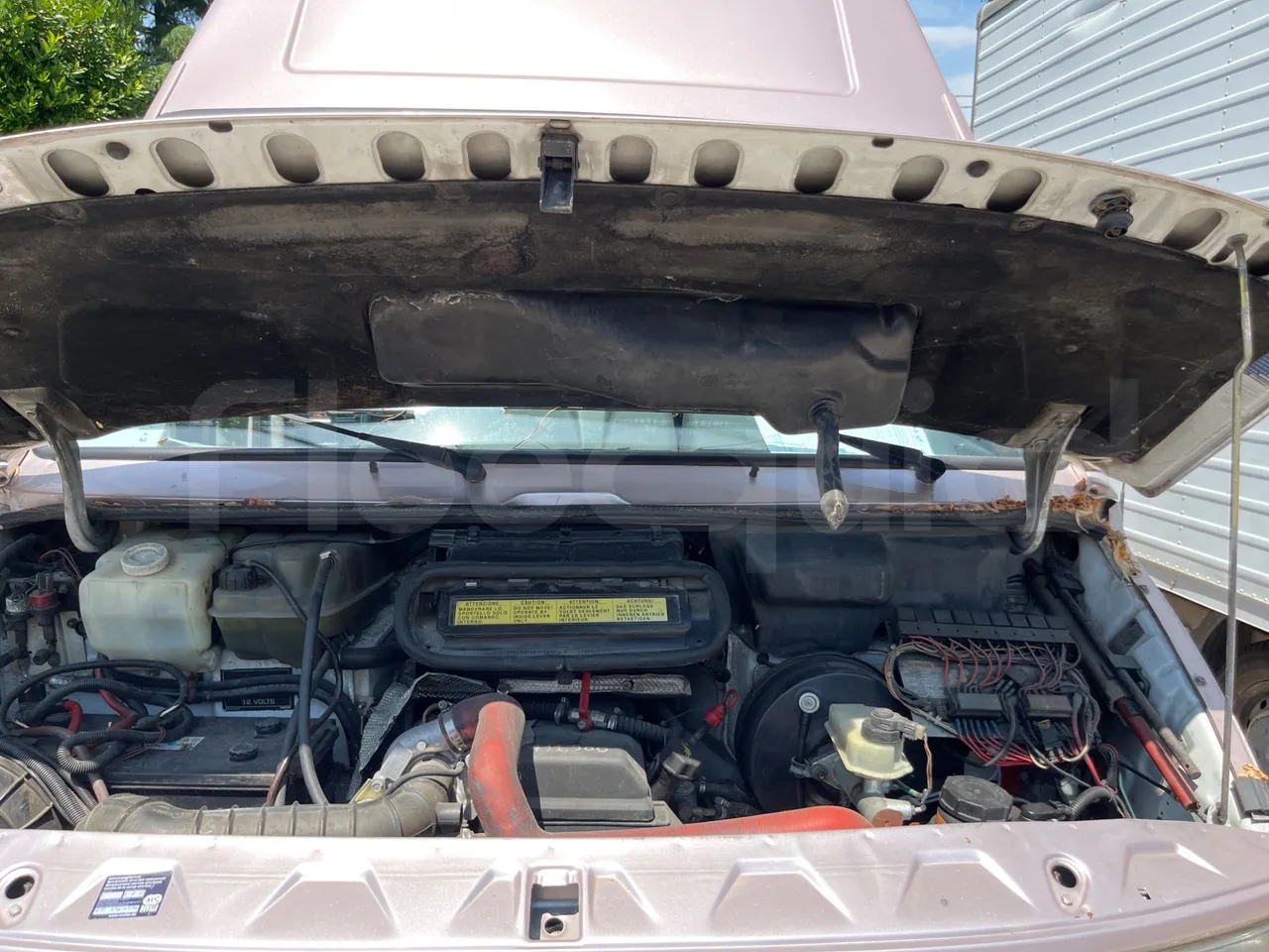 Iveco A45E12 A45 E12 90 Kw - rear hatch open (mandatory for bus to scrap)