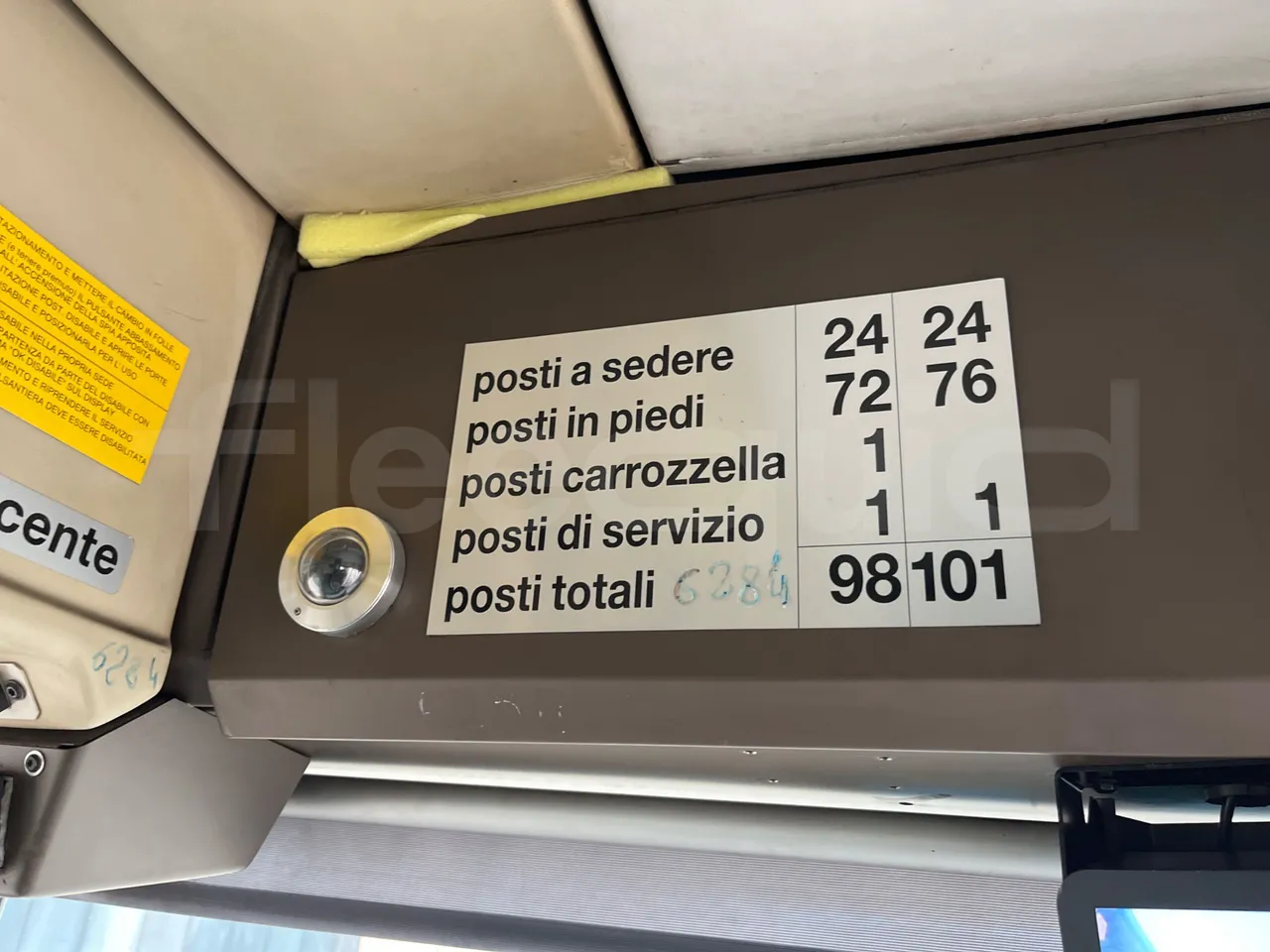 Irisbus Citelis PS09D1 PS09D1-98  - Euro5 - 213kW - 11.990mt - seat plate photo