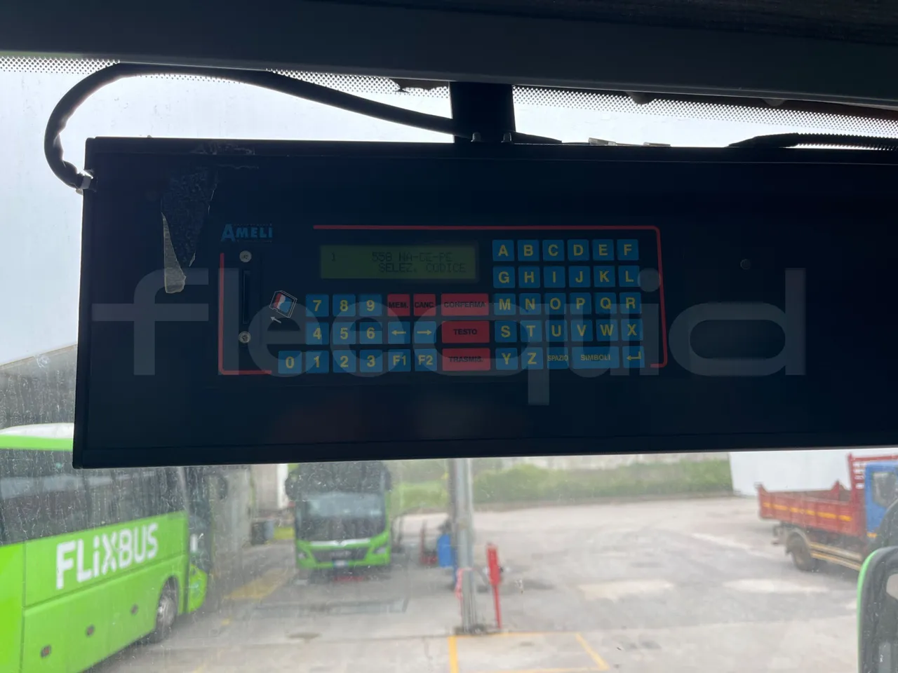 Volvo 9700 B4SC  - Euro6 - 323kW - 12.300mt - command unit indicators