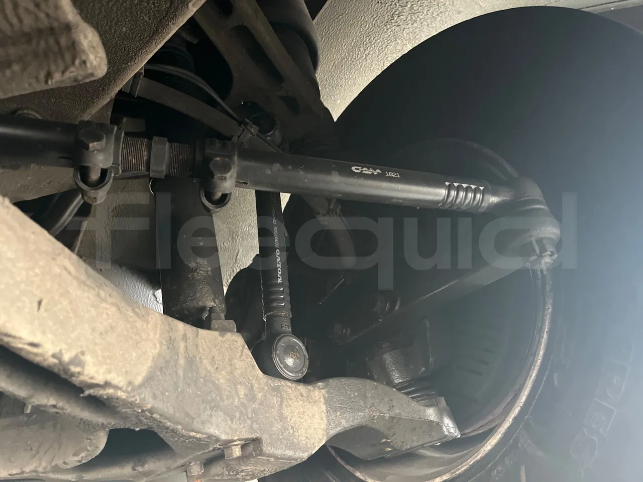Volvo 9700 B4SC  - Euro6 - 323kW - 12.300mt - front axle left side