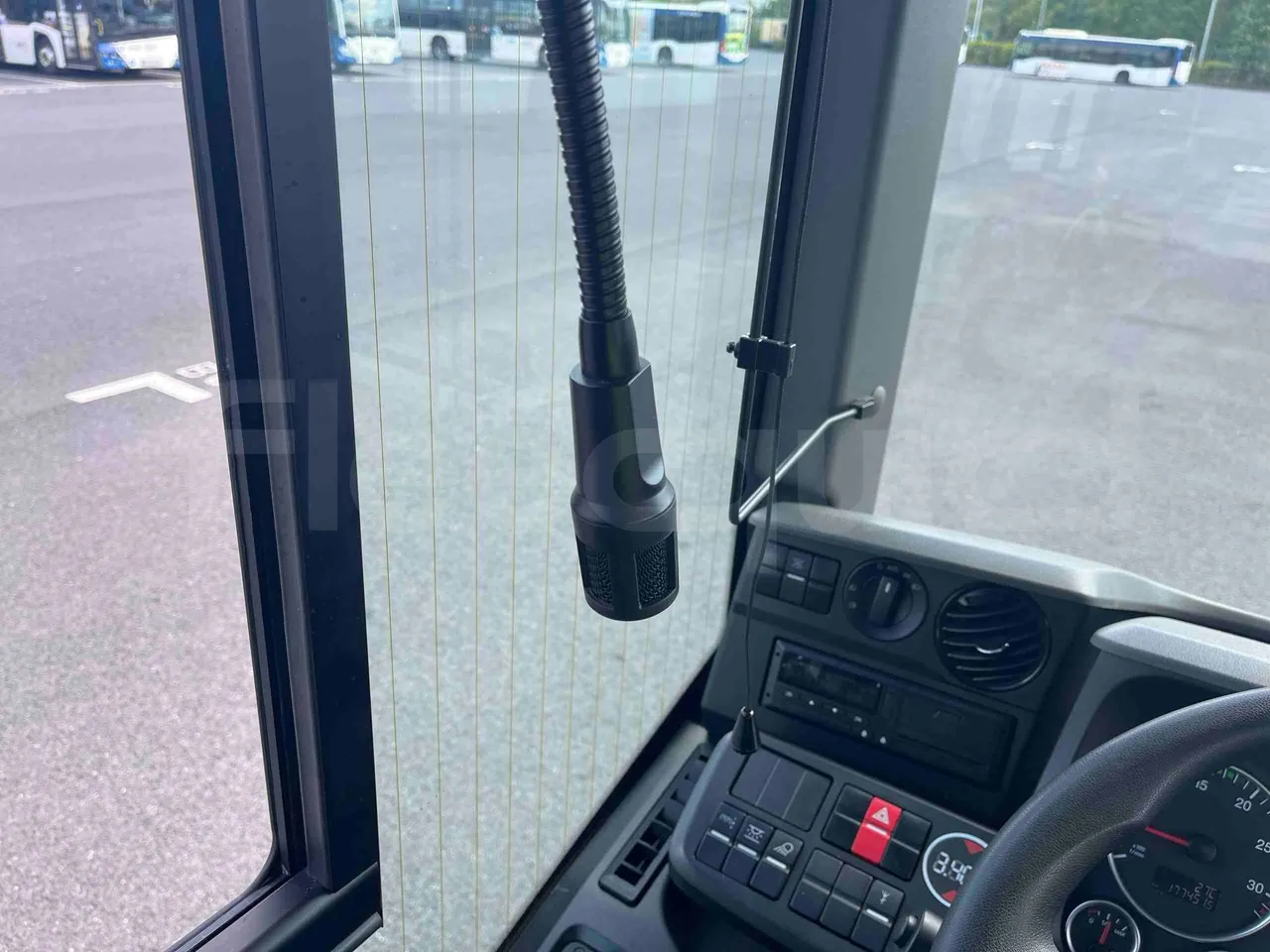 Man Lion's Intercity - driver microphone accessories photo