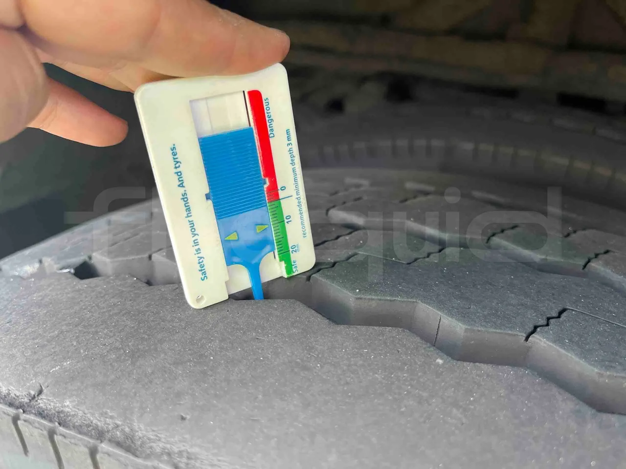 Man Lion's Intercity - tread condition front tires left