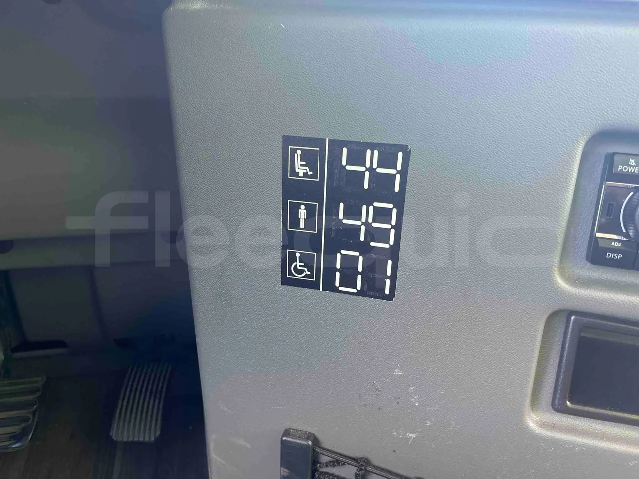 Man Lion's Intercity - seat plate photo
