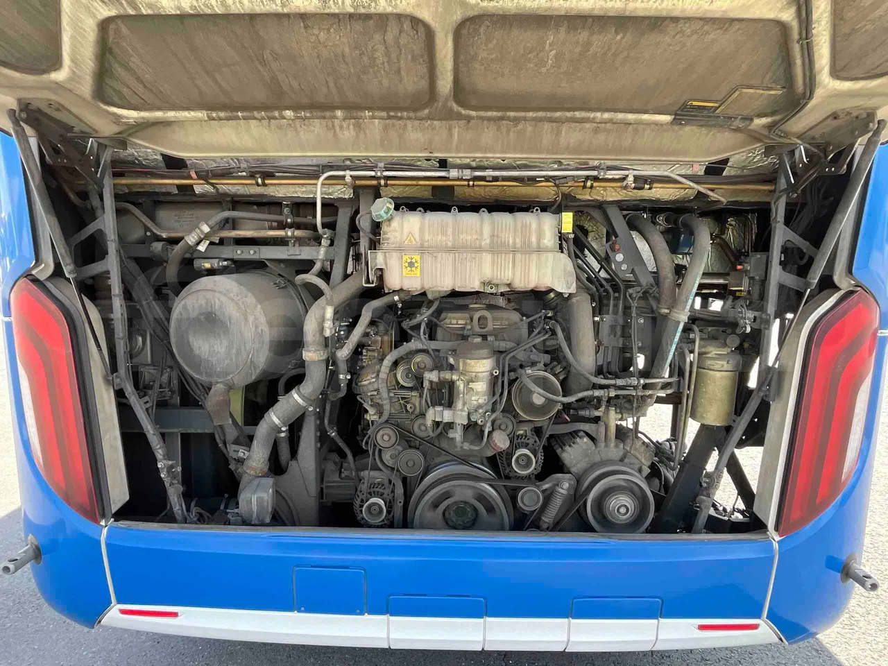 Man Lion's Intercity - rear hatch open