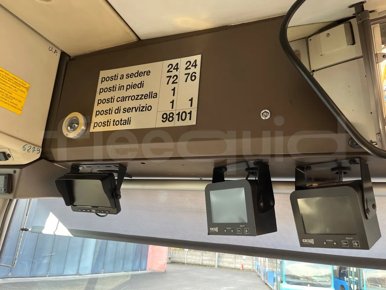Irisbus Citelis PS09D1 PS09D1-98  - Euro5 - 213kW - 11.990mt - seat plate photo
