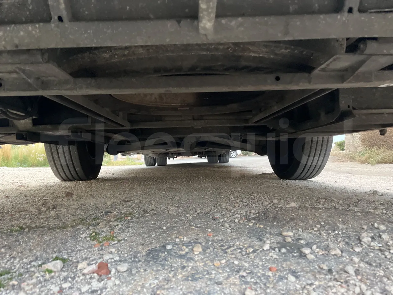 King Long XMQ6129Y C12 - Euro6 - 294kW - 12.200mt - front undercarriage from front