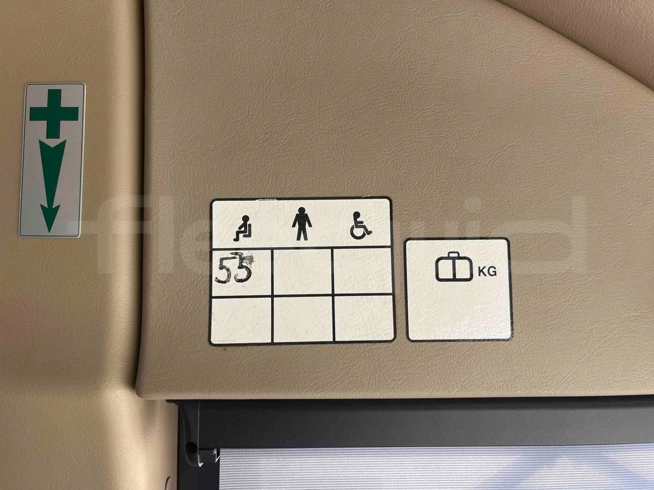 Iveco Magelys SFR2XX - EUR6 - 294kW - 12.265m - seat plate photo