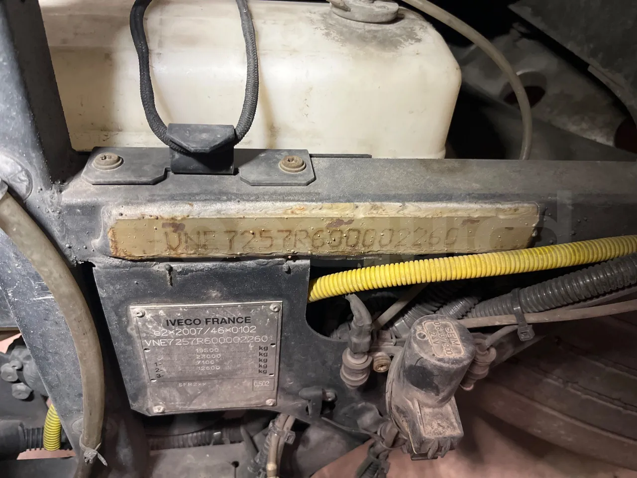 Iveco Magelys SFR2XX - Euro6 - 294kW - 12.830mt - chassis VIN photo