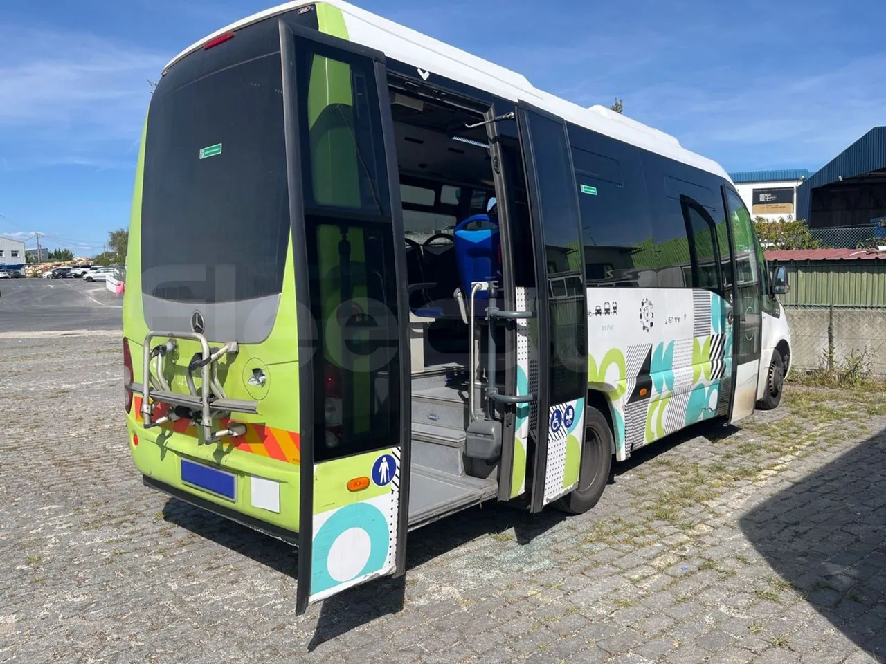 Mercedes-Benz Sprinter - 3/4 Rear Right Side Doors Open