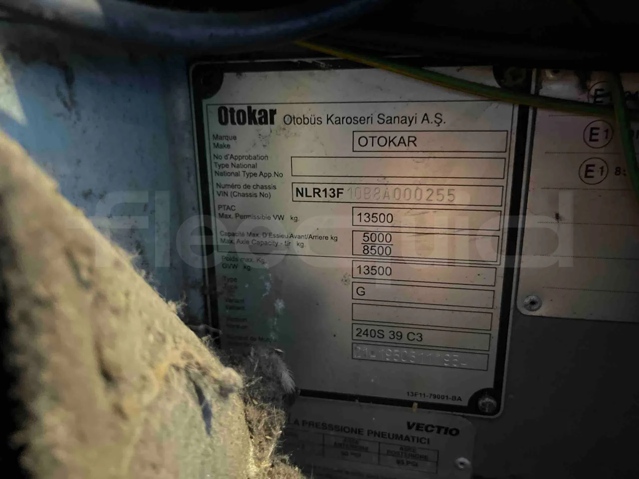 Otokar Navigo - Vehicle Plate