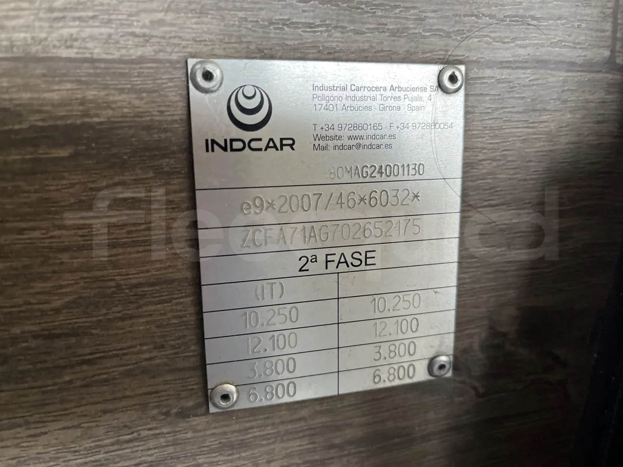 Iveco Mago2 M2IV - Euro6 - 162kW - 8.850mt - chassis VIN photo