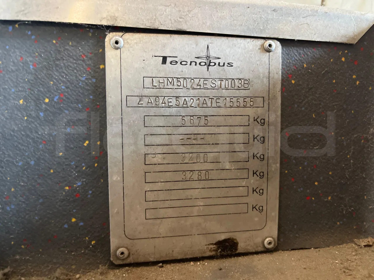 Tecnobus Gulliver - chassis VIN photo