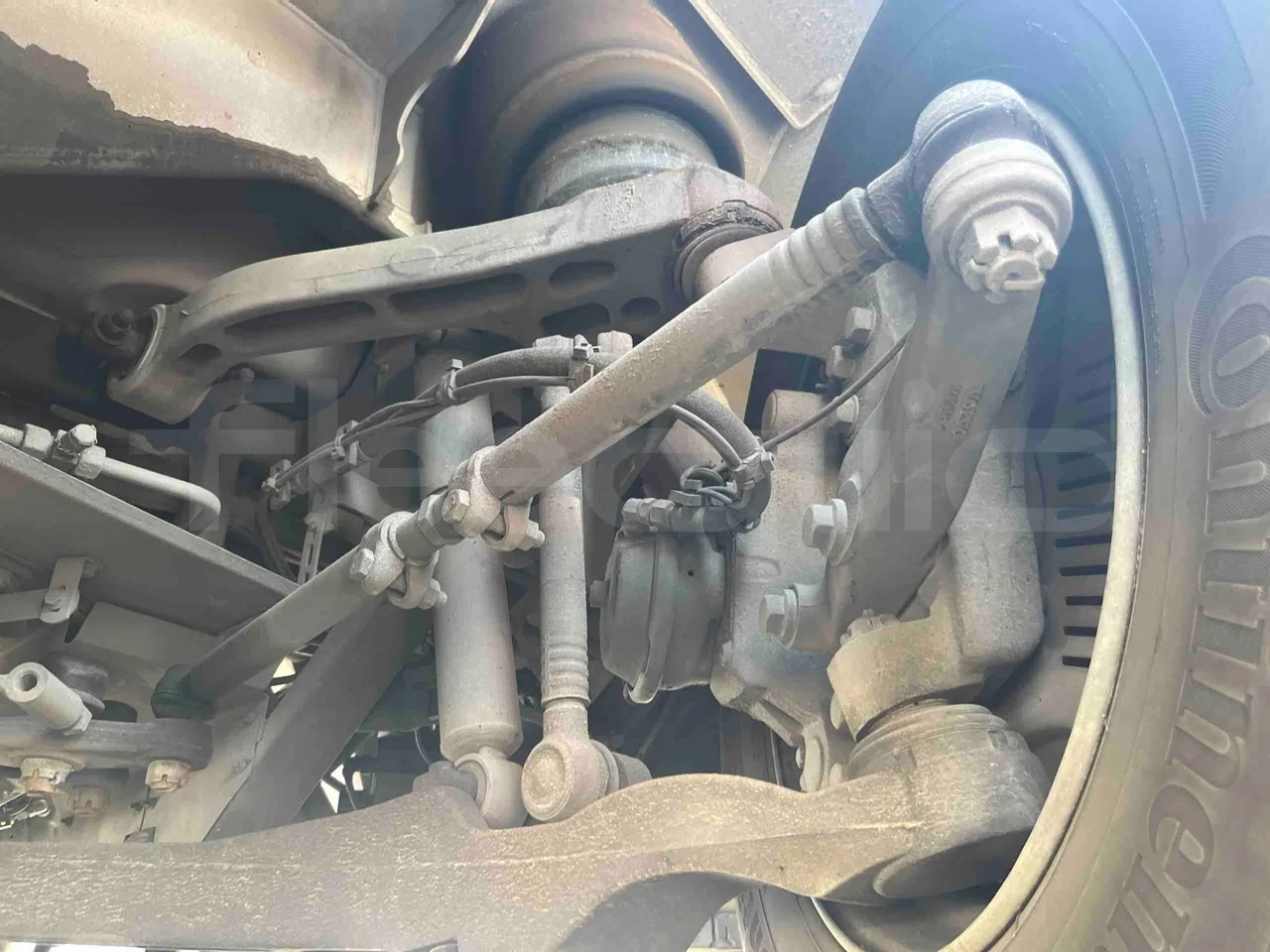 Volvo Barbi Genesis - front axle left side