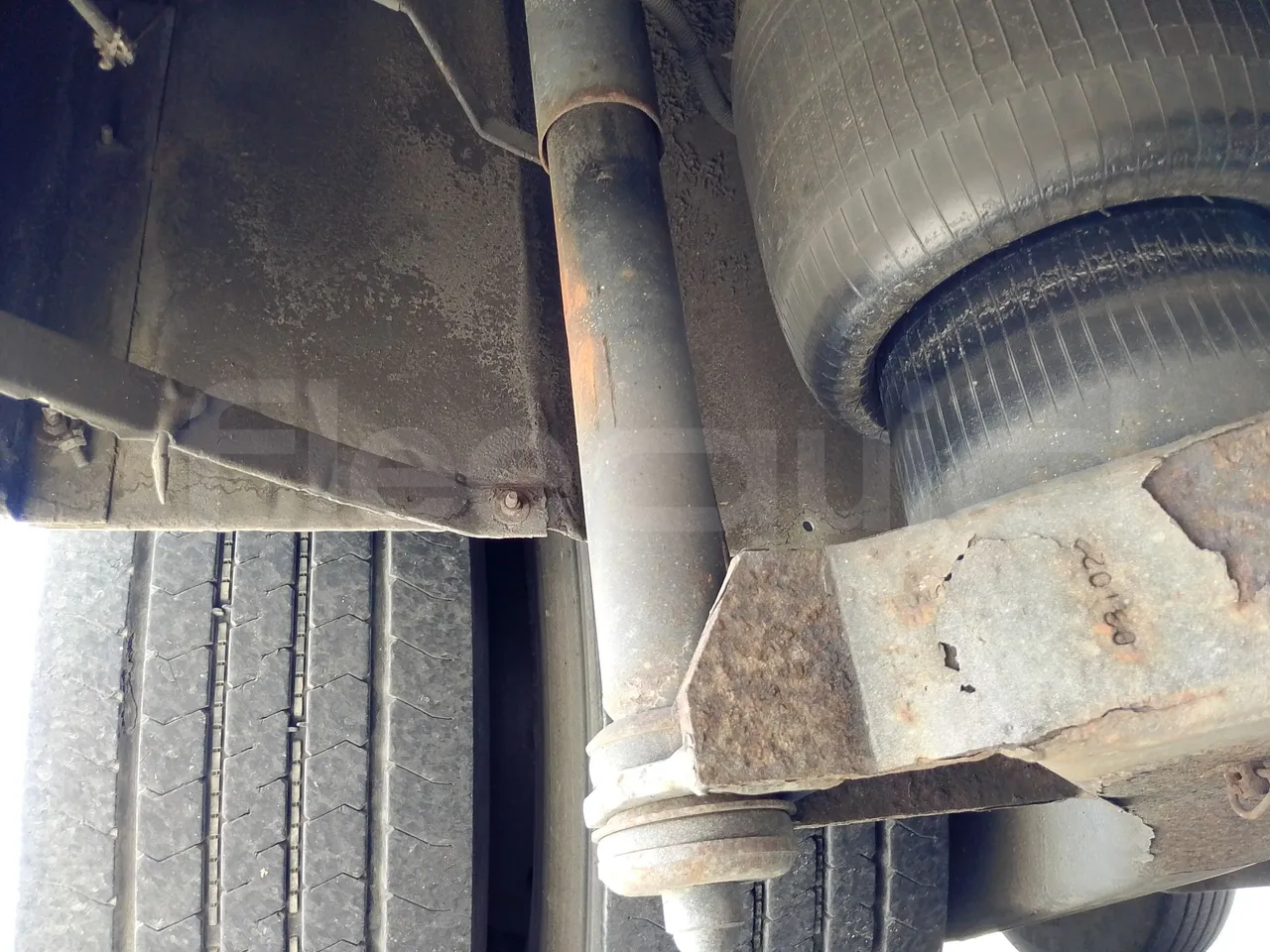 Scania KIB-LIB K124IB - EUR3 - 309kW - 13.752m - axel 2 air springs 1 left