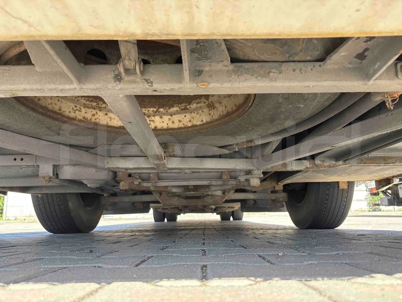 Man Lion's Coach B.2007 - EUR5 - 294kW - 12.000m - front undercarriage from front