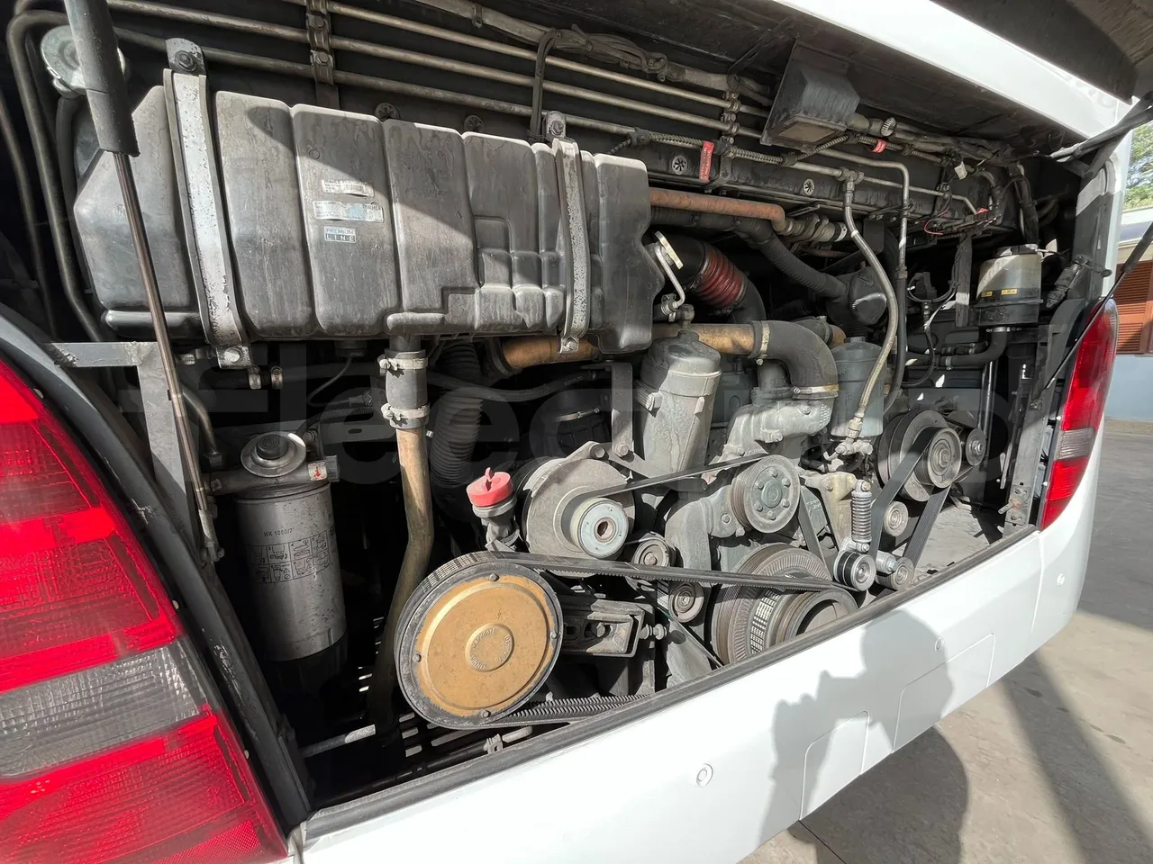 Setra S415 HD - EUR5 - 315kW - 12.2m - engine plate photo