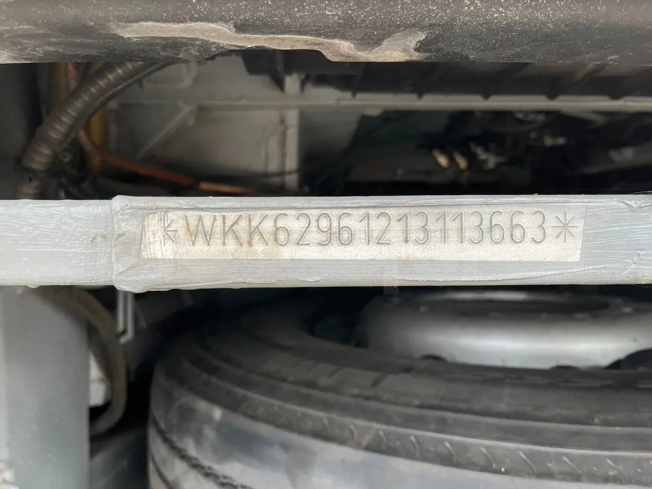 Setra S415 HD - EUR5 - 315kW - 12.2m - chassis VIN photo (mandatory for bus to scrap)