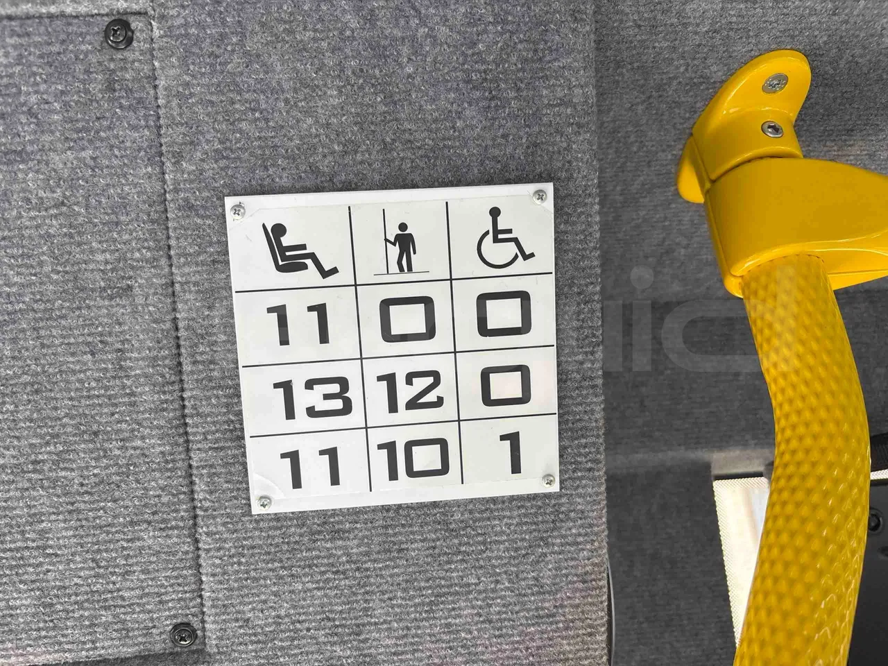 Mercedes-Benz Sprinter - seat plate photo