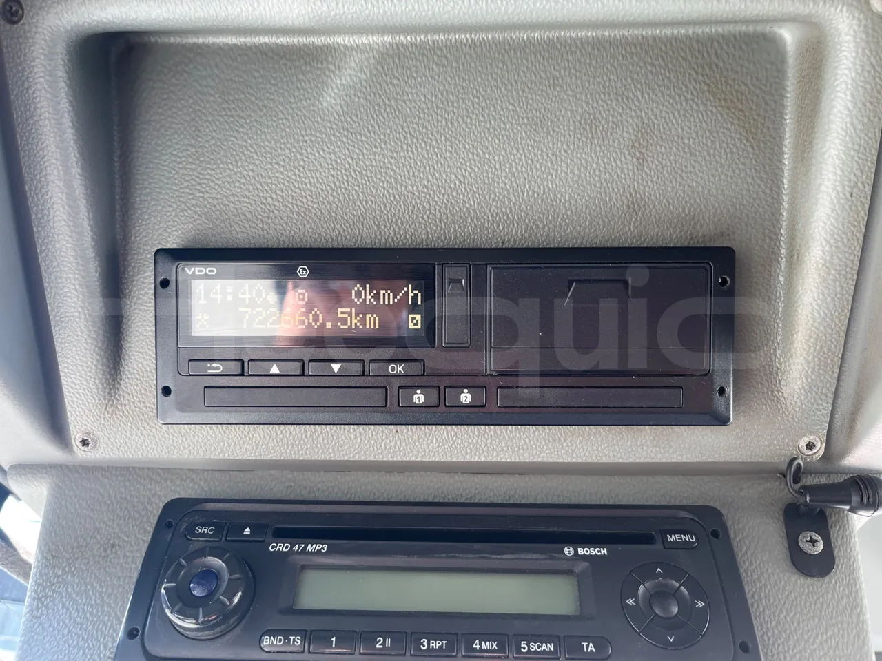 Mercedes-Benz Citaro - Tachograph