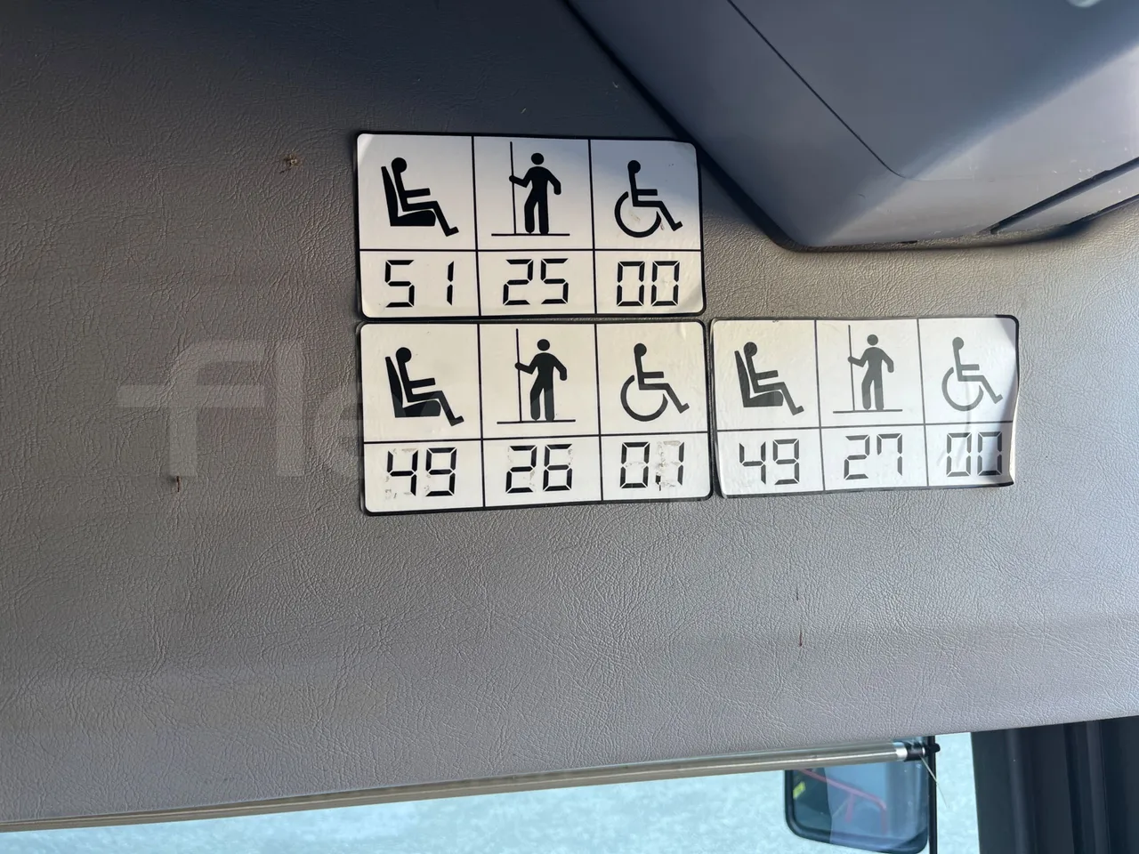 Mercedes-Benz Integro 0550-EUR3-220kW-12m - seat plate photo