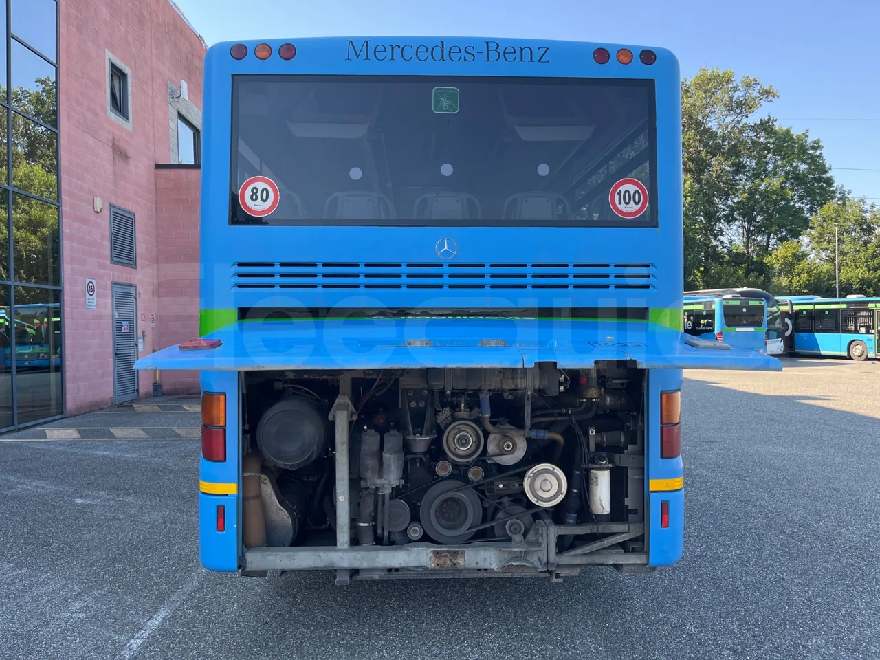 Mercedes-Benz Integro 0550-EUR3-220kW-12m - rear hatch open (mandatory for bus to scrap)