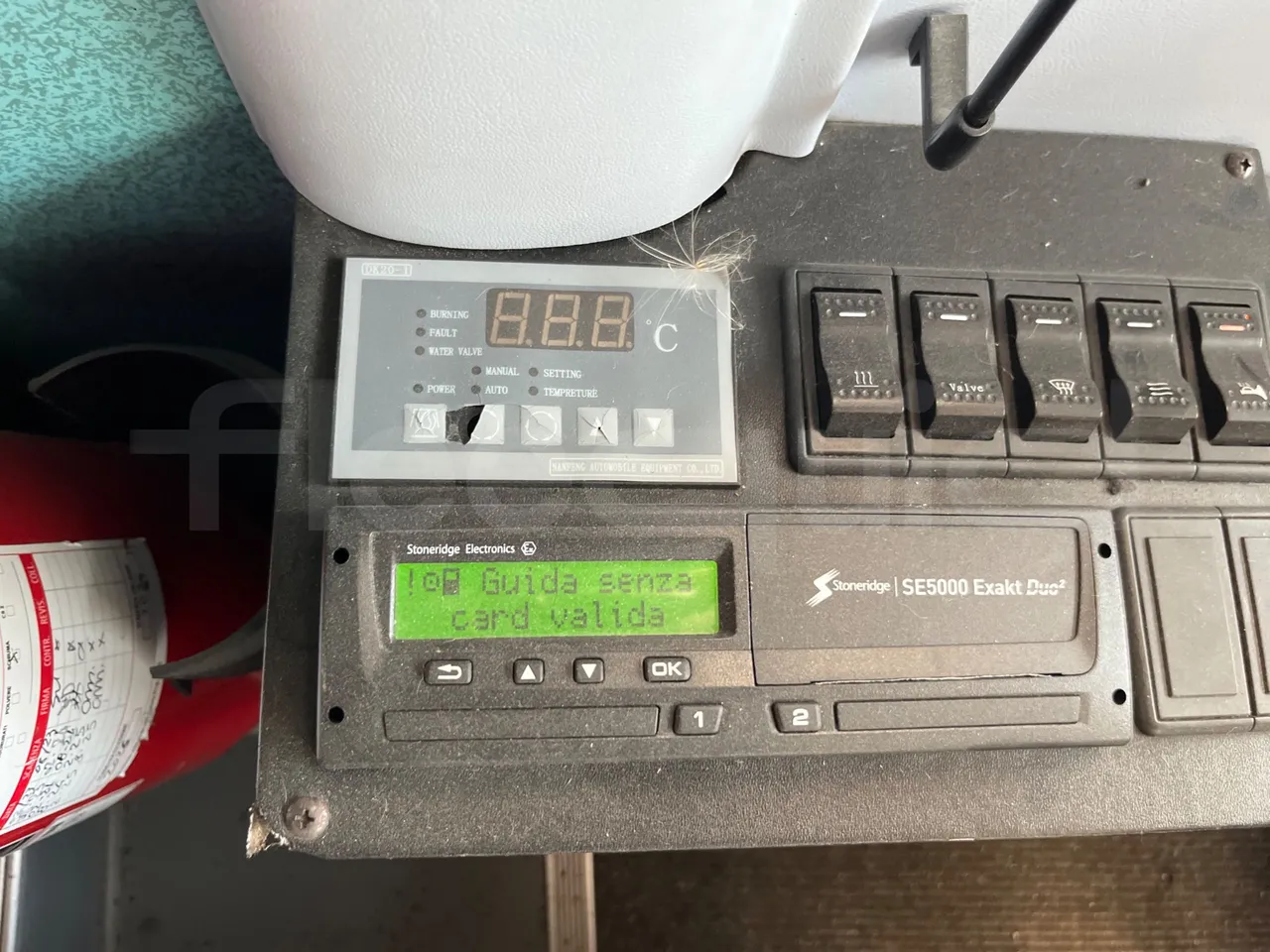 King Long XMQ6800 2AL1AA2B-EUR5-148Kw-7,995m - Tachograph