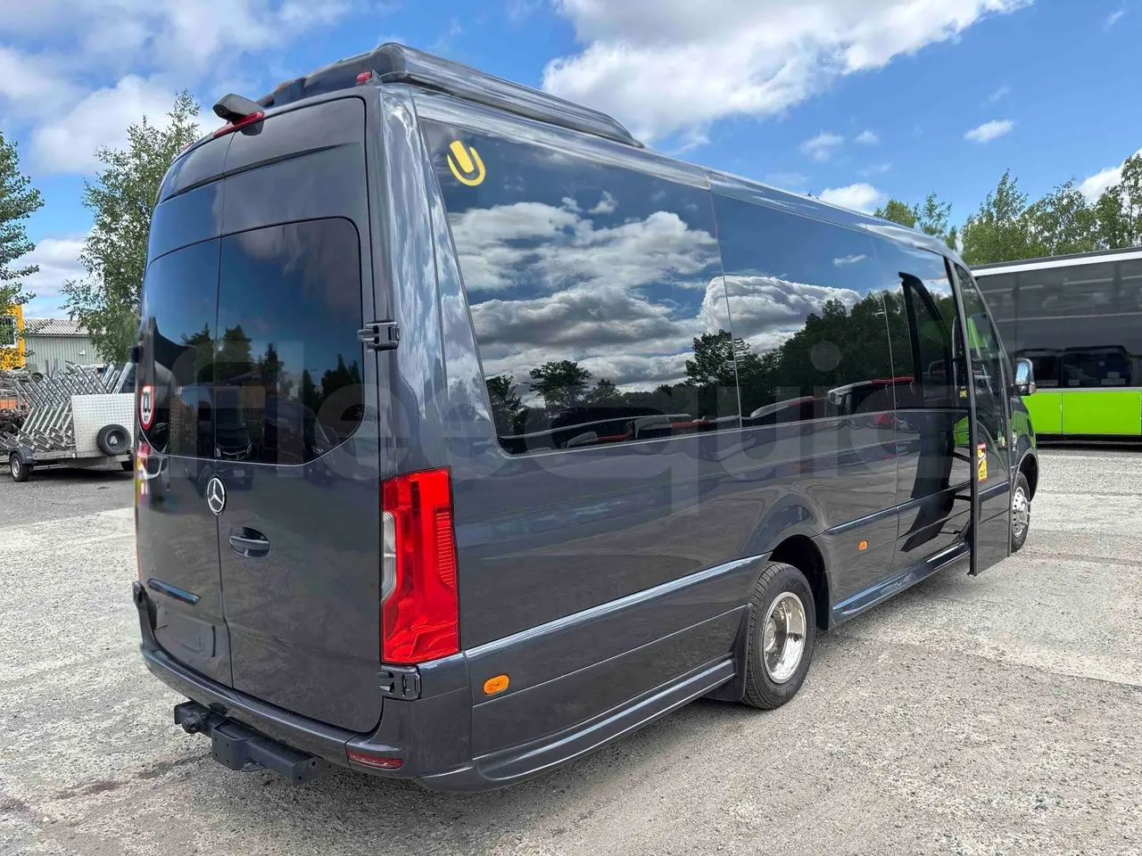 Mercedes-Benz Sprinter - 3/4 Rear Right Side Doors Open