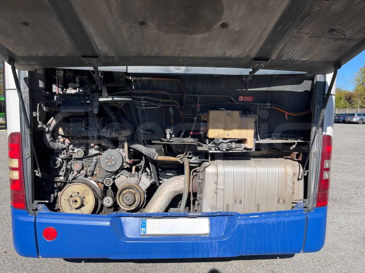 Mercedes-Benz Conecto 628B02-BD1GKEB - Euro 6 - 265 Kw - 17.956 Mt - rear hatch open