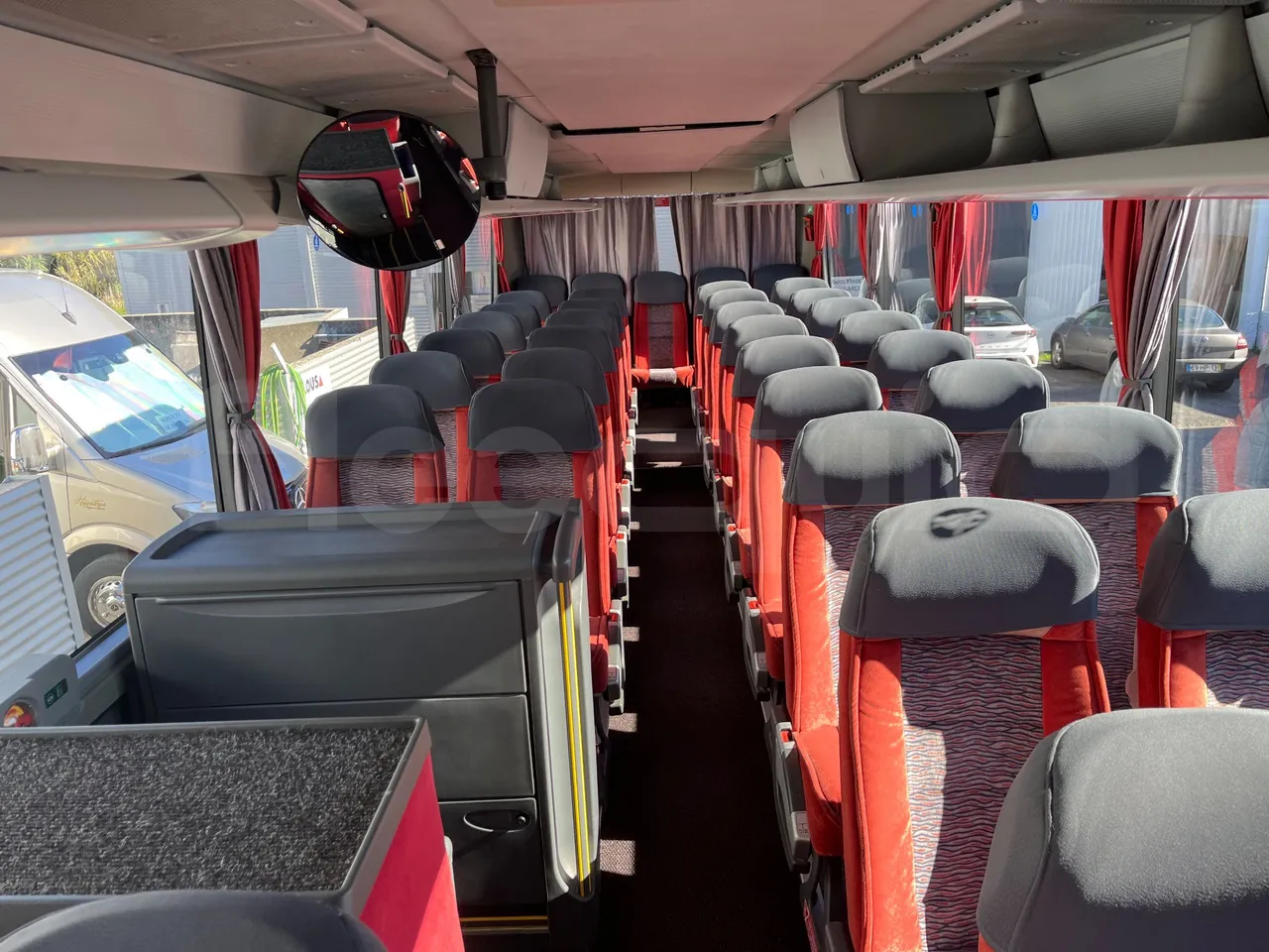 Setra S416 GT-HD - Euro5 - 315kW - 13mt - reverse view middle aisle