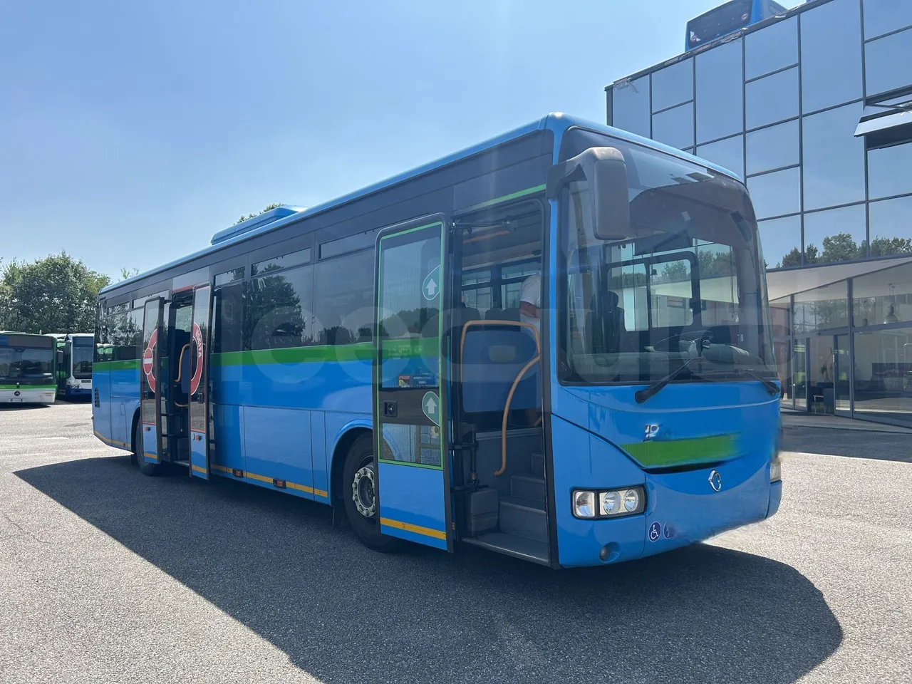 Iveco Crossway - 3/4 Front Right Side Doors Open