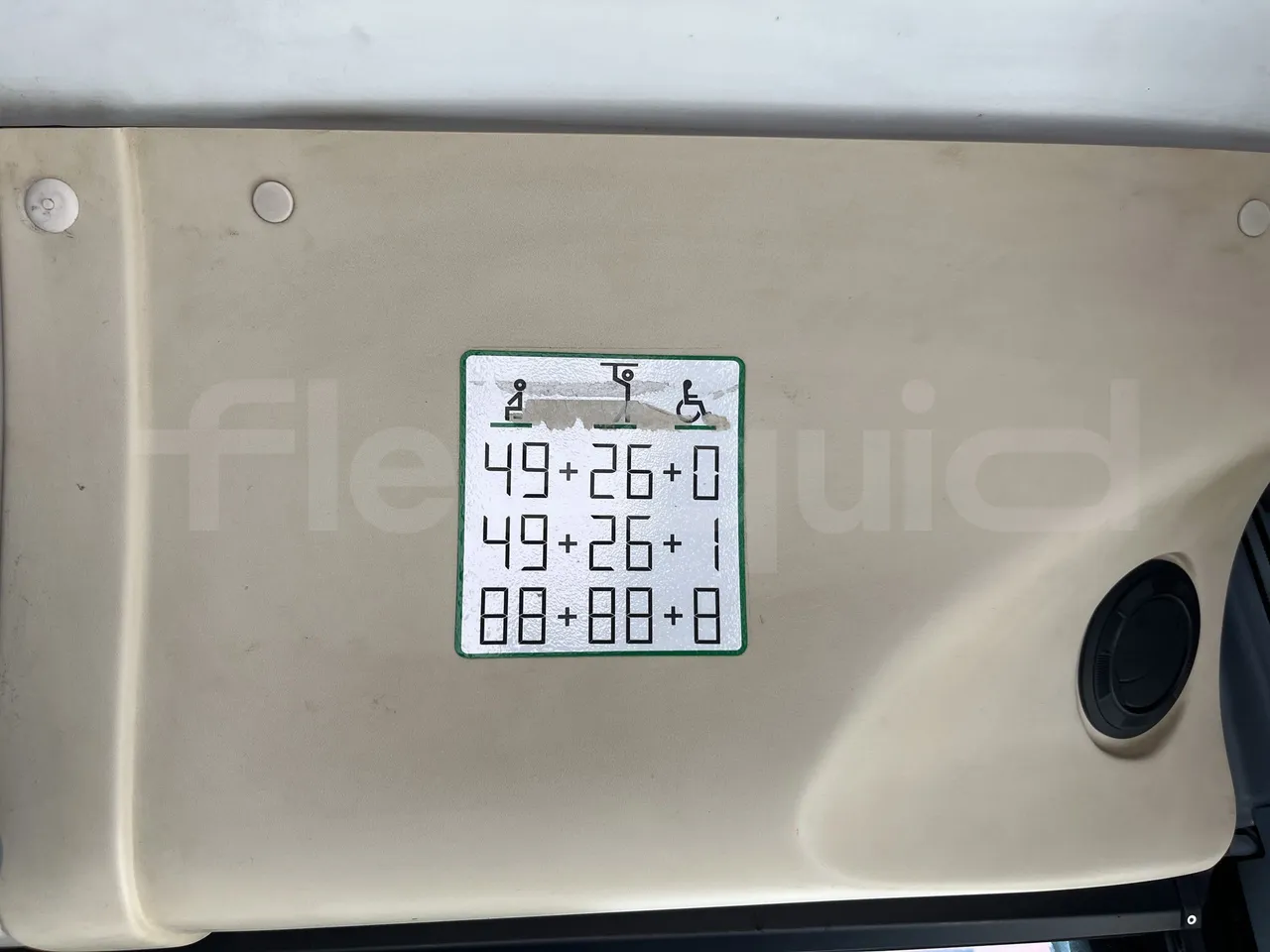 Iveco Crossway - Seats Plate