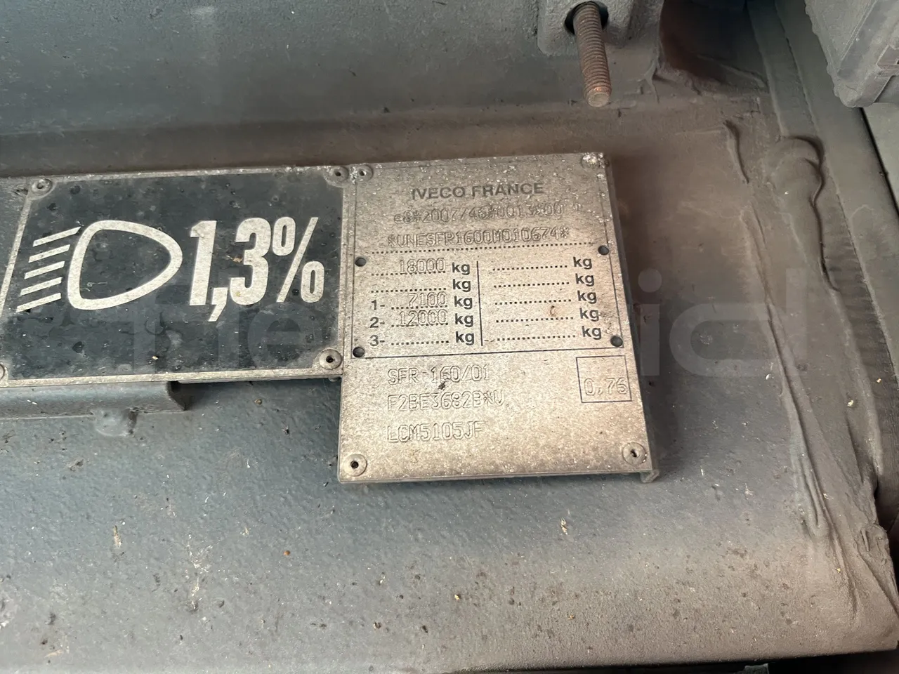 Iveco Crossway - Vehicle Plate