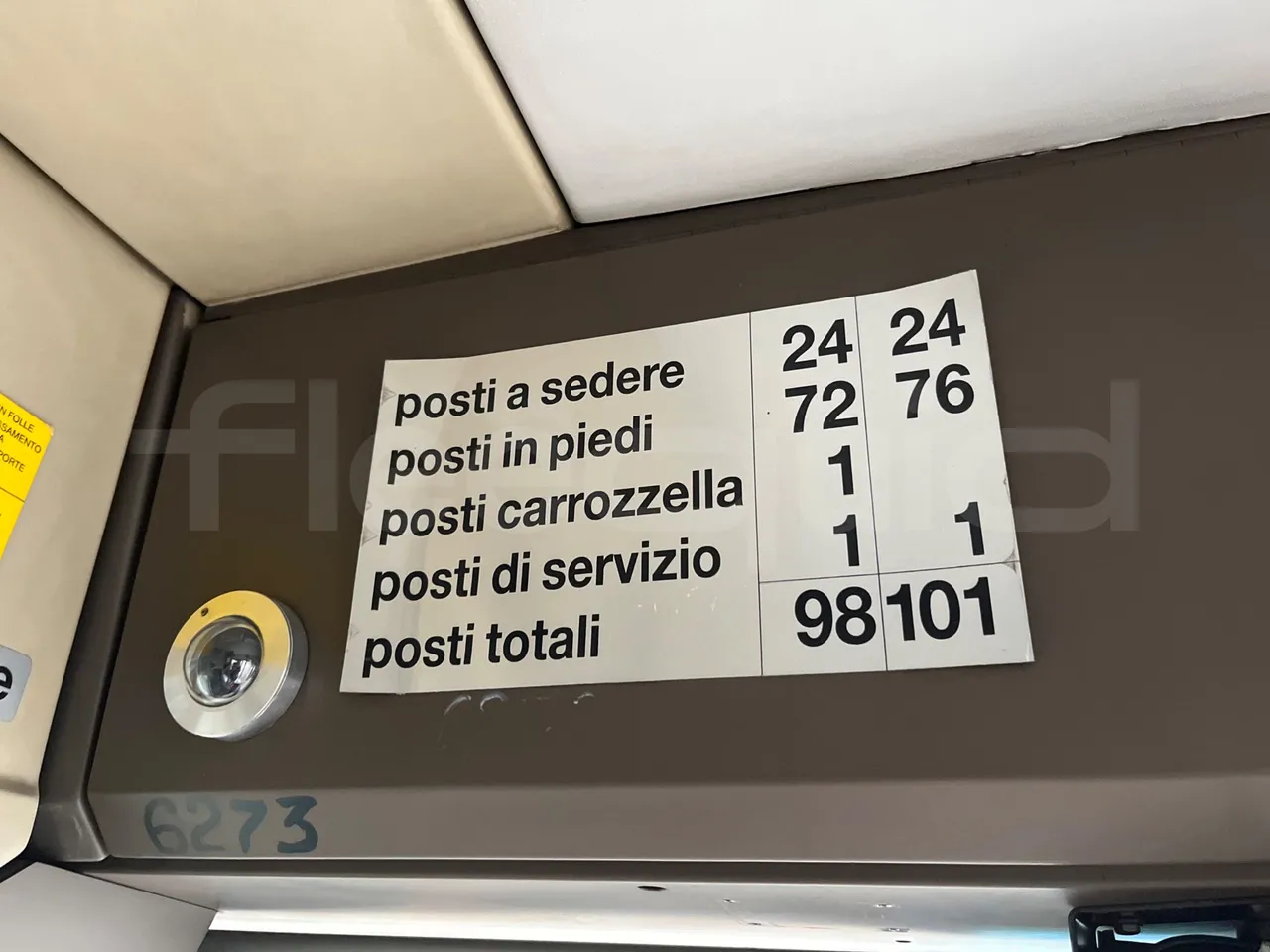 Irisbus Citelis PS09D1 PS09D1-98  - Euro5 - 213kW - 11.990mt - seat plate photo