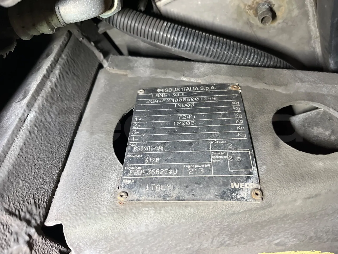 Irisbus Citelis PS09D1 PS09D1-98  - Euro5 - 213kW - 11.990mt - vehicle plate photo